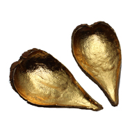 Dekoblatt gold klein