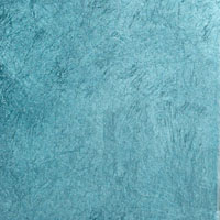 Vase Mango-Holz lackiert eckig / hellblau