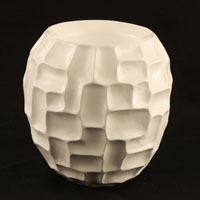 Vase Struktur wei