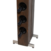 Weinregal Sule Weinaufbewahrung aus Holz Antik-Eiche 150 cm