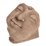 Deko Skulptur Buddha Gesicht