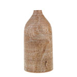 Bodenvase Mango-Holzvase beige 42 cm hoch