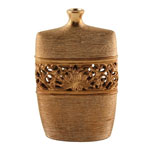 Vase Ornament Keramik kupfer